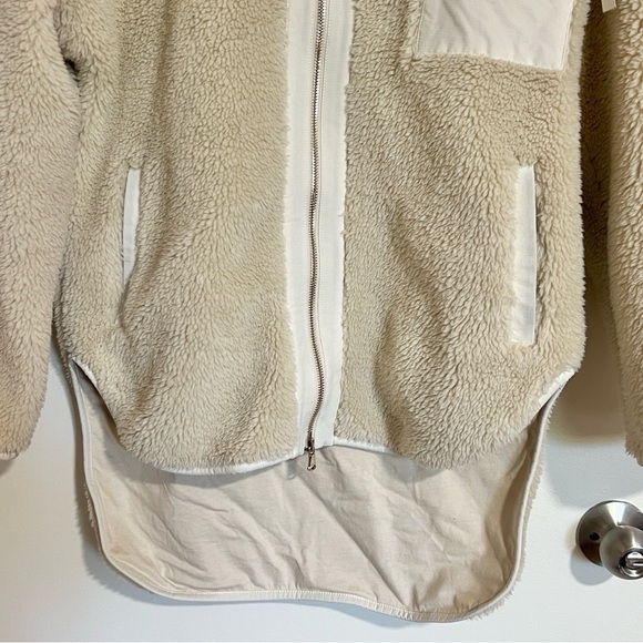 Varley Marney Oversized Fuzzy Jacket Fleece Sherpa - Picture 10 of 16